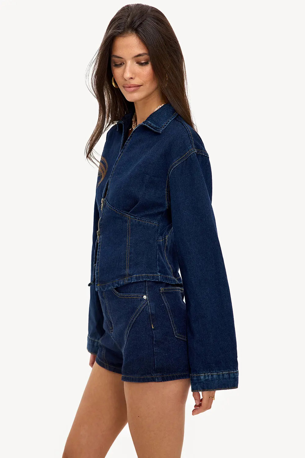 Chantalle Donker blauw jacket